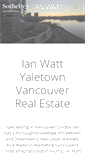 Mobile Screenshot of ianwatt.ca